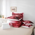 thumbnail image 4 of YST Red Marbling Comforter Set, 7-Piece, Twin, 4 of 4