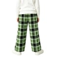 thumbnail image 4 of JOANKDMI Teen Girls Plaid Pajama Size 14-15 Pants Warm Fleece Fuzzy Lounge Bottoms Winter Thick Sleepwear Elastic Waist Comfy Cold Weather Relaxed Fit Sleep Trousers Home, 4 of 5