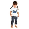thumbnail image 4 of US Air Force Fly Fight Win USAF Toddler Boy Girl T Shirt Infant Toddler Brisco Brands 18M, 4 of 6