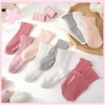 thumbnail image 3 of Bocaoying 12 Pairs Toddler Ruffle Socks for Girls, Non-Slip Baby Socks, Cute Toddler Crew Socks with Silicone Grips Fit 3T-5T for Indoor Play, Daily Wear, and Perfect Gifts, 3 of 7