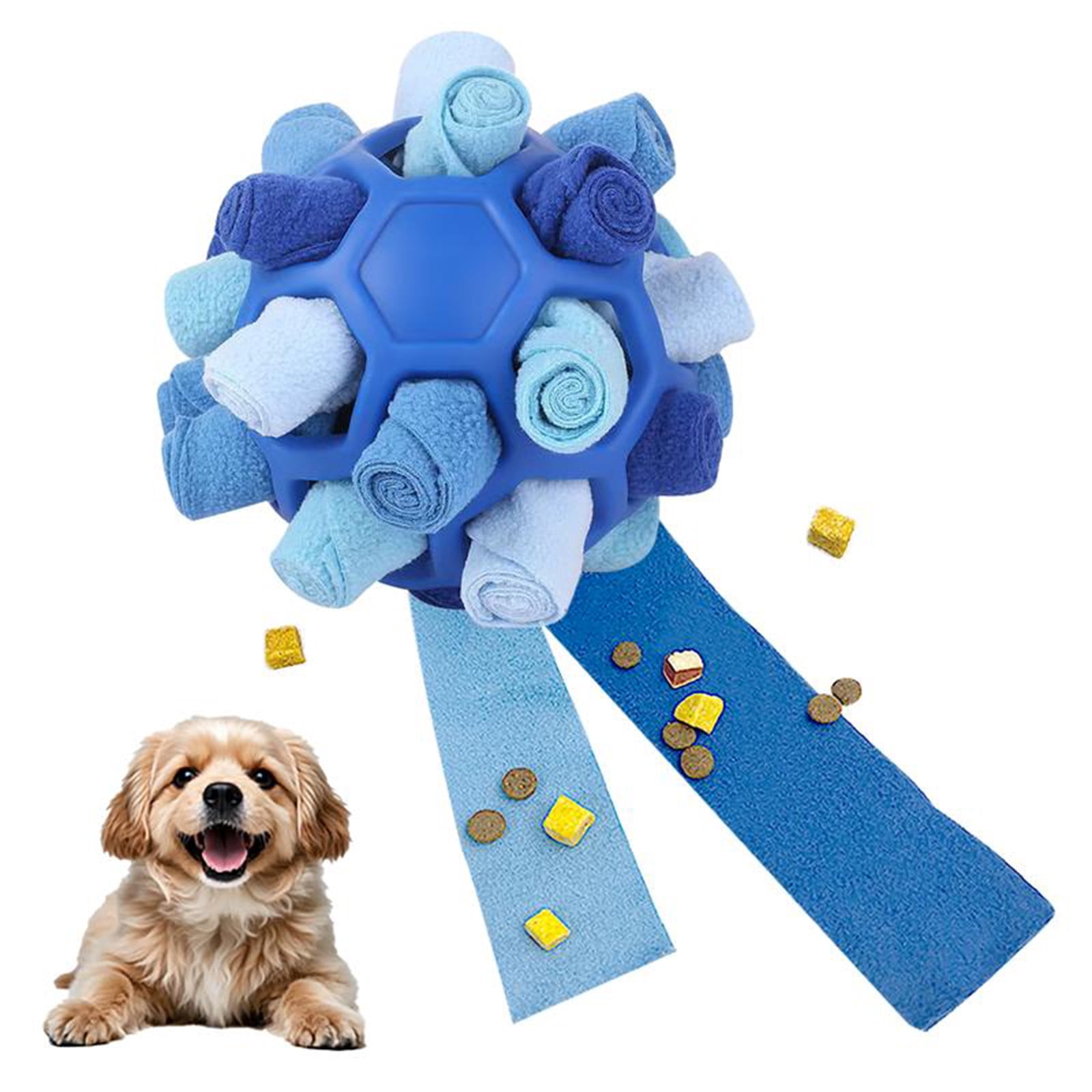 Dog Snuffle Ball Toy Puzzle Game For Dogs Mental Stimulation Treat Dispensing Ball For Dogs Slow Feeder Dog Enrichment Toy For Small Large Dogs 1 Piece Dog Toy
