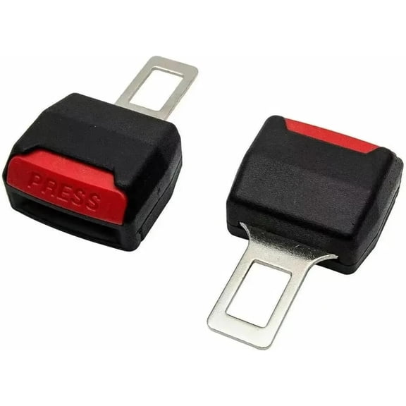 2Pc Click Lock Restraint Strap Extender Clip, Portable Car Accessory | Convenient