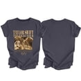 thumbnail image 5 of TayIor Chemises Sw1ft, Tylor Sw1ft Merch, Tylor Sw1ft, Mode Décontractée Imprimée Col Rond Manches Courtes Blouse Femmes Graphique Amateur de Musique TKFASHION Bleu Ciel m, 5 of 5