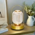 thumbnail image 5 of Lámpara Mesa LED Retro Recargable Acrílico, Luz USB con Barra Táctil, Ideal para Dormitorio, Sala Estar o Mesilla Noche. Iluminación Portátil para Crear ., 5 of 5