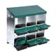 thumbnail image 4 of Cajas nido para gallinas, para poner huevos con tapa, caja nido para pájaros, fácil recolección de huevos, cajas para gallinas ponedoras, 6 Verde, 4 of 8