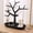 Black, variant on Tabletop Key Holder Stand Tree Key Rack,Stand Jewelry Display Necklace Ring Earring Holder Rack,Jewelry Organizer Tray Home Decor for Home Entryway