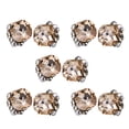 thumbnail image 2 of Hadanceo 10Pcs 3D Nail Rhinestones Light Brown Heart Easy to Apply Durable Charming Nail Art Jewelry Women Accessories, 2 of 8