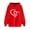Red Sweatshirt for Winter, variant on XPMWRP Women's Heart Graphic Print Hoodies Loose Drawstring Sweatshirt Casual Sweaters Funny Long Sleeve Winter Oversized Pullover Tops Yellow XXL