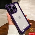 thumbnail image 1 of COVET Fundas Funda De Lujo Transparente Acrílica A Prueba De Golpes Compatible Case Funda Para iPhone 14 11 12 13 Pro Max XS X XR 7 8 Plus, 1 of 4