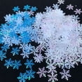 thumbnail image 2 of 200PCS Christmas Snowflake Confetti Decorative Glitter Confetti Table Confetti, 2 of 9