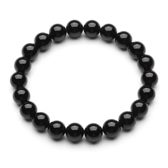 Buddha & Karma Black Tourmaline Beads Protection Bracelet
