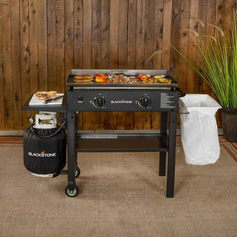 Blackstone 28 in. Gas Flat Top Griddle with Side Table - Black