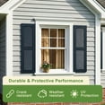 thumbnail image 6 of Barara King Window Shutters with Premium Board and Batten, Plantation Shutters with Easy Mount for Farmhouse, Home Office, Living Room, Bedroom, Blue(14"*39"), 6 of 8
