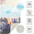 thumbnail image 7 of GZHJMY Bathroom Rug Set 2 Pieces Lavender Eiffel Tower Soft and Absorbent Bathroom Floor Mat Non Slip Commode Contour Rug Plush Bath Mat Set, Machine Washable and Easier to Dry Carpet Runner, 7 of 7