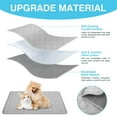 thumbnail image 2 of Summer Cooling Mat for Dogs Cats Self Dog Cooling Mat Breathable Pet Crate Pad Portable & Washable Pet Cooling Blanket for Outdoor Home (25"x20", Gray), 2 of 6