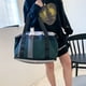 thumbnail image 4 of Bolsa De Ejercicios Bolsa de fitness a cuadros impermeable de nailon bolsa de deportes accesorios al aire libre (verde), 4 of 7