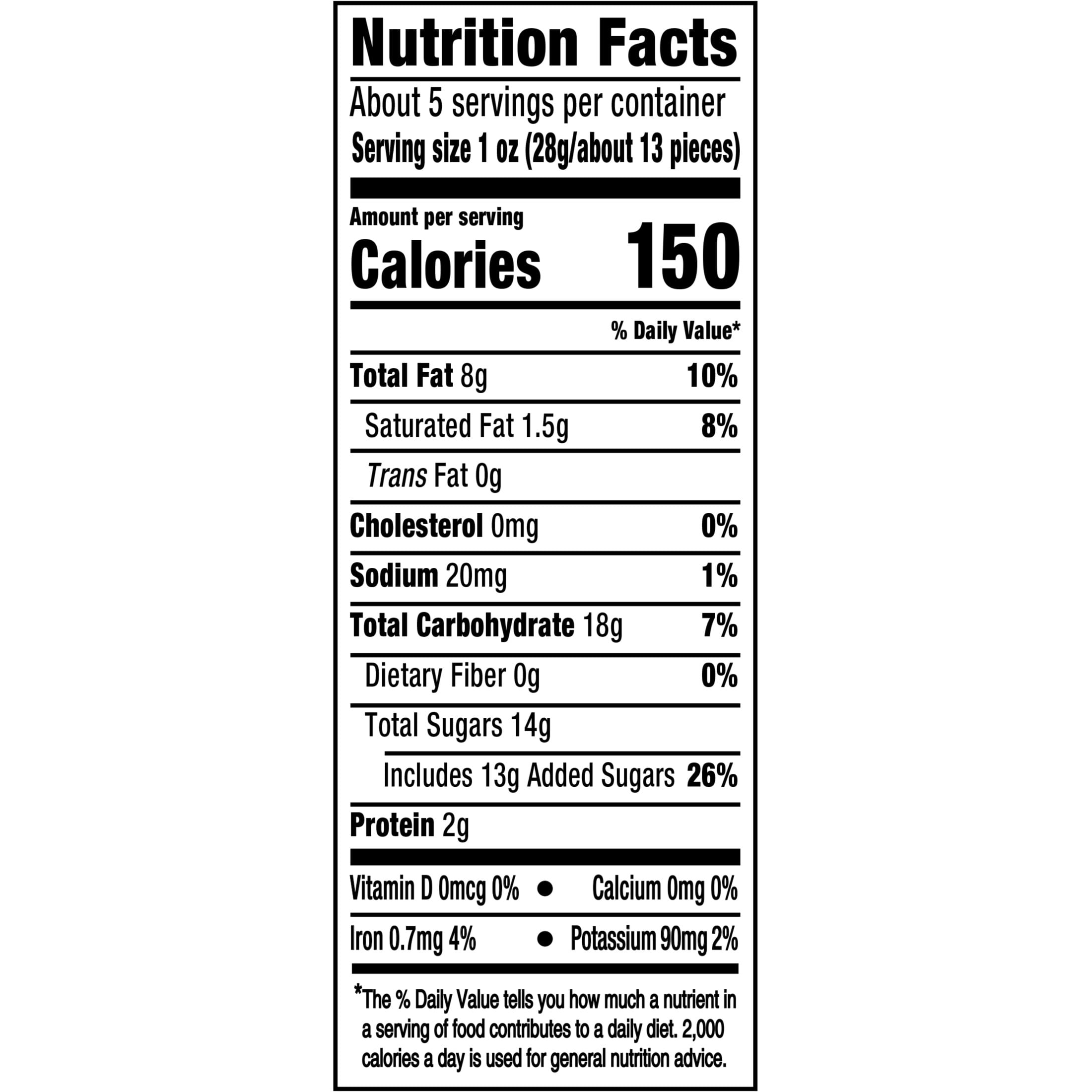 PLANTERS Apple Cider Donut Artificially Flavored Whole Cashews, Party Snacks, Plant-Based Protein 5 oz Bag