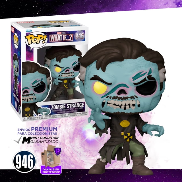 Funko Pop Doctor Strange Zombie #946 Marvel What if Película Figura Original Funko Funko Doctor Strange
