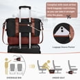 thumbnail image 4 of Gynky Travel Duffle Bag Set 2 Pack Weekender Bags for Women with Shoe Compartment Carry On Overnight Gym Duffel Bags with Wet Pocket Hospital Bags for Labor and Delivery, 4 of 8