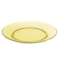thumbnail image 5 of STP GOODS Borosilicate Glass Round Dinner Plate Set of 4 Pcs 9.25" (23.5 cm) Glass Stackable Appetizer Serving Plates for Salad Dessert Home Kitchen, Dinnerware, Yellow, 5 of 10