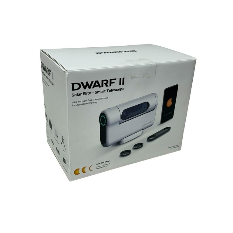 Dwarf Lab DWARF II Smart Telescope, Solar Filters, AI Tracking