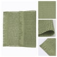 thumbnail image 5 of Farmhouse Placemats Set of 6 Woven Placemats for Dining Table Decor Indoor Washable Kitchen Table Mat with Tassel Green 17.7*11.8inch, 5 of 6