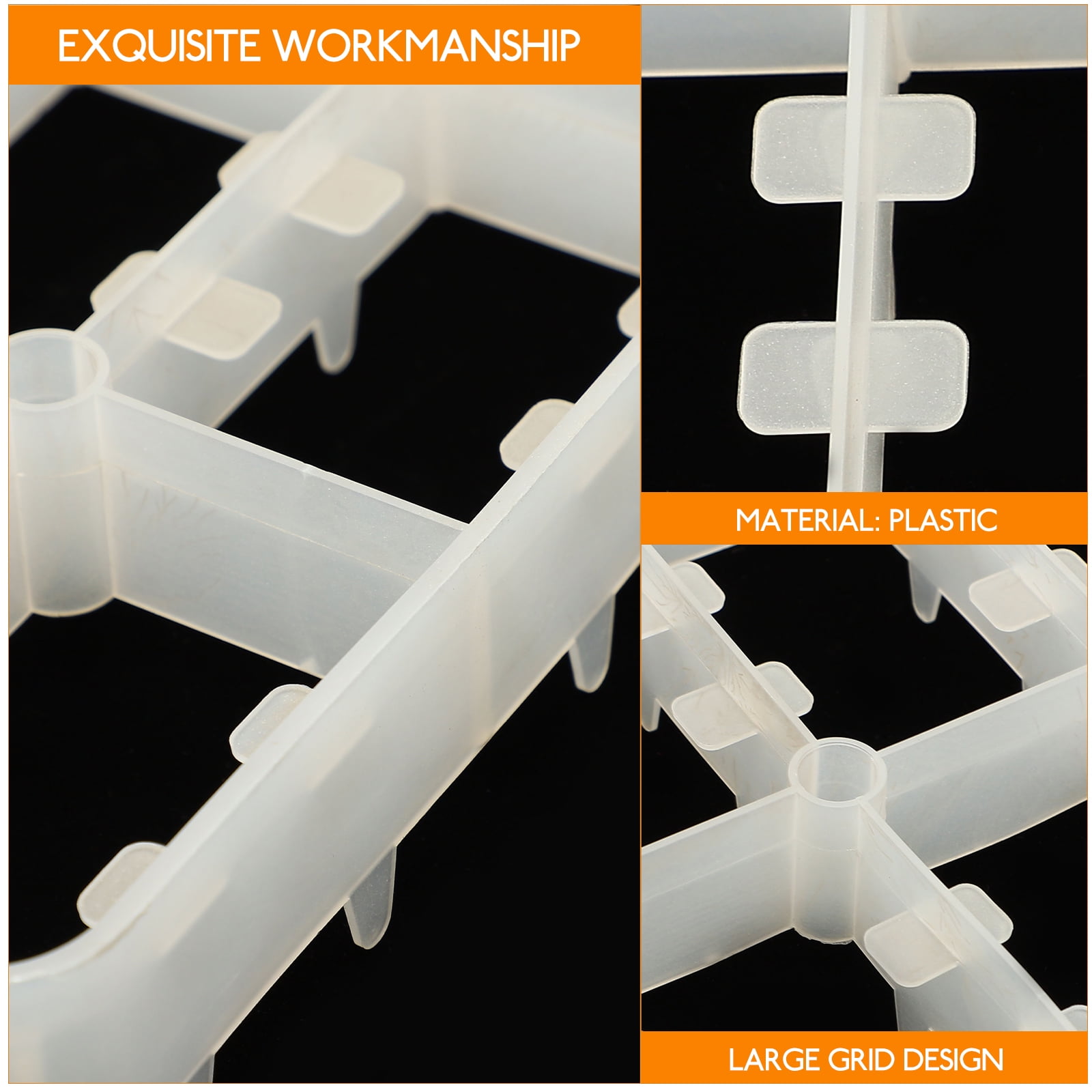 BESTYASH White Egg Holder Tray Reusable Protective Storage for Home Supermarket and Egg Store