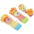 thumbnail image 3 of Calcetines suaves para bebés BuyWeek juguetes sonajeros para pies 0 a 2 años material saludable, 3 of 14