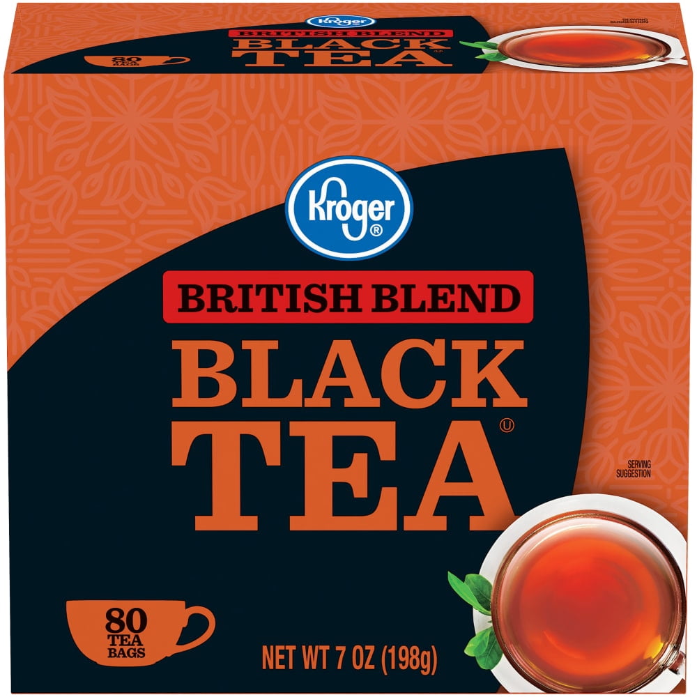Kroger British Blend Black Tea Bags 80 ct - 5 Pack
