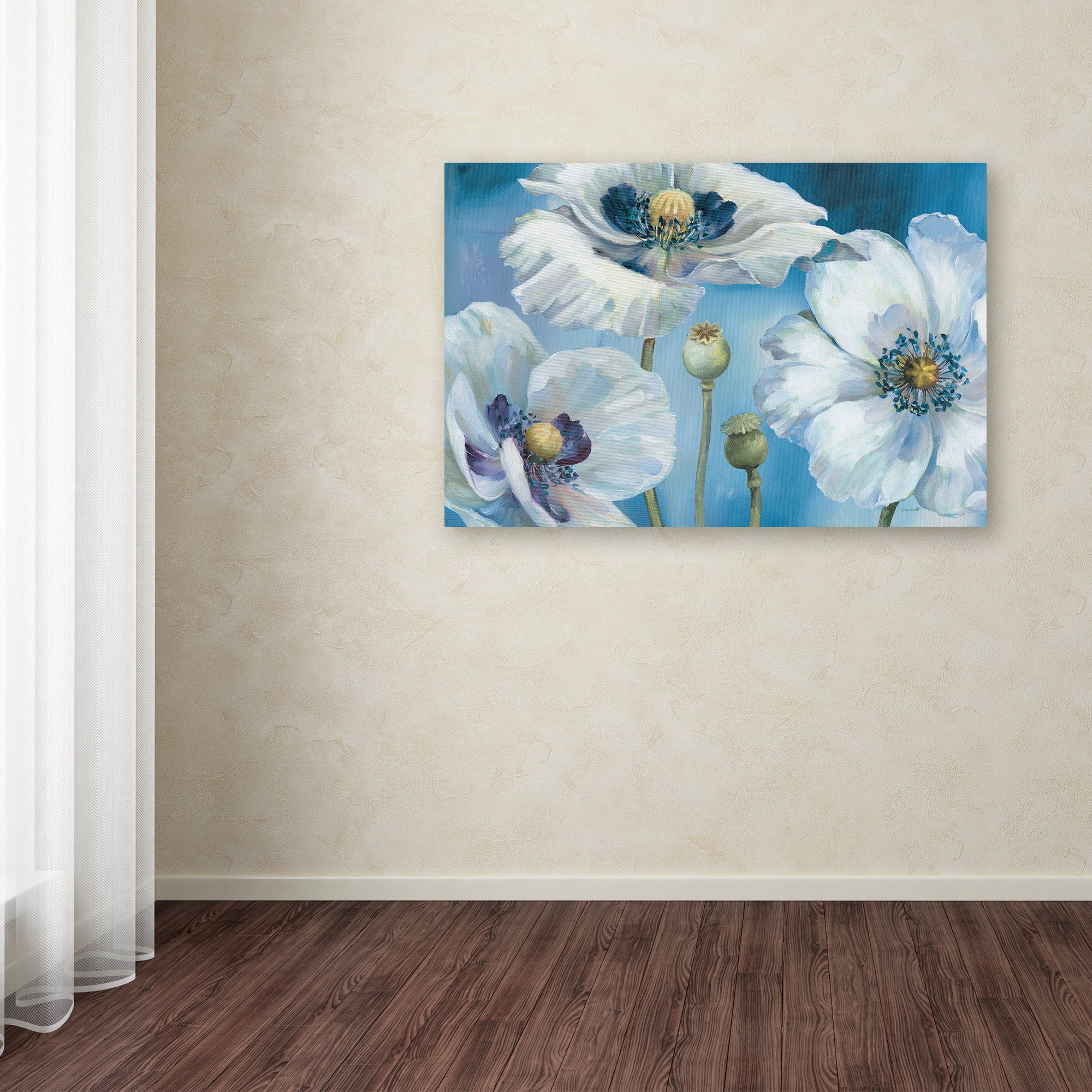 Trademark Fine Art "Blue Dance I" Canvas Art by Lisa Audit