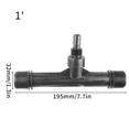 thumbnail image 1 of Dispositivo de Riego por para Agricultura, Mezclador Venturi Automático con Rosca Macho de 1/2 Pulgada, 3/4 Pulgada y 1 Pulgada, 1 of 8