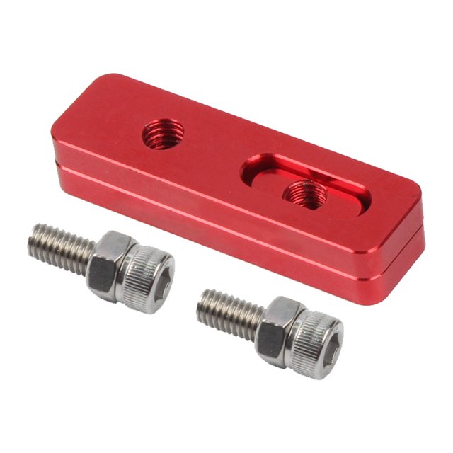 Wweixi V Siège de Rallonge de Frein Vélo Professionnel Frein Accessoires Adaptateur Pièces Alliage d'Aluminium 406 à 451 Conversion Siège Rouge 1 Pc