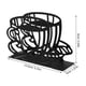 thumbnail image 2 of unbranded Soporte Vertical Para Servilletas De Metal Negro Con De Taza Para Y Oficina, 2 of 6