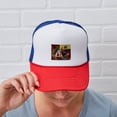 thumbnail image 6 of CafePress - Santa's Chihuahua - Adjustable Unisex Printed Trucker Hat with Mesh Back, 6 of 10