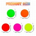 thumbnail image 6 of GZZQY 25 Pcs Neon Cardstock Double-Sided Fluorescent Color Neon Cardstock Paper Glow in The Dark Stickers for Dance Floor 90s Party Decoration, 6 of 7