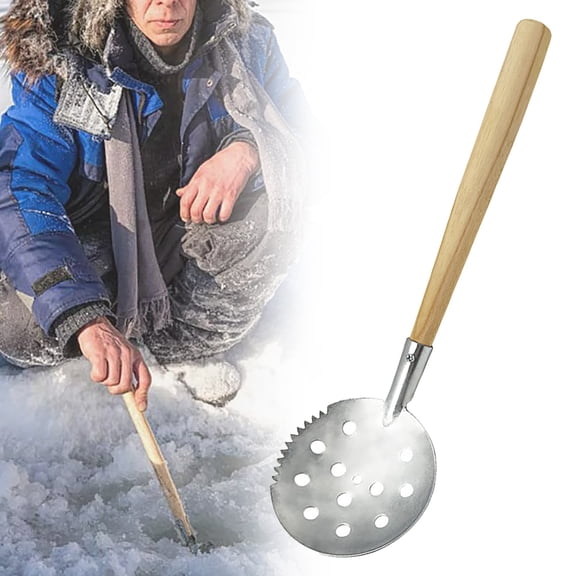 Homesteed Ice Fishing Skimmer Scoop Slush Remover Winter Fishing Gear Accessories for Anglers