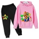 thumbnail image 1 of Conjunto de Sudadera con capucha de Super Mario para niños y niñas, ropa informal con capucha y pantalones, 2 piezas, primavera y otoño, 1 of 1