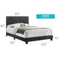 thumbnail image 2 of Glory Furniture Suffolk Full Bed in Black Color, 2 of 5