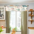 thumbnail image 5 of Coolnut Window Valance -Summer Ocean Kitchen Curtain - Curtains Rod Pocket Blackout Valance Topper Curtains for Kitchen Bathroom, 1 Panel, 54x18in Home Decor, 5 of 6