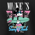 thumbnail image 3 of Disney - Mickey & Friends - Mickey's Surf Club - Palm Trees - Juniors Cropped Pullover Hoodie, 3 of 5