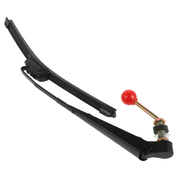 PENIKOKO Manual UTV Accessory Wiper Kit for Windshield Black Plastic and Iron Easy Installation Durable Design 14 Inch