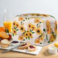 thumbnail image 4 of Bread Machine Cover Yellow Sunflowers Print Toaster Oven Cover Fashion Durable Bread Maker Cover Toaster Dust Cover 2 Slice Kitchen Small Appliance Covers Washable, 4 of 8