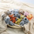 thumbnail image 4 of Handmade Rabbit Monkey Crochet Wool Animal Stuffed Plush Toy Baby Soothing Baby Sleeping Plush Toy Gifts for Kids Birthday, 4 of 5