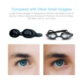 thumbnail image 4 of Gafas de entrenamiento para adultos, gafas de natación, protección UV antivaho, gafas de natación para adultos con espejo, gafas de natación, negro frío, 4 of 5