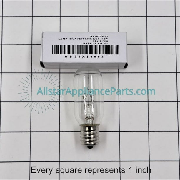 GE Microwave Light Bulb WB36X10003