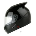 thumbnail image 1 of 1Storm Motorcycle Bike Full Face Helmet HB75 Horn Wing as Bonus Glossy Black, 1 of 10