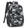 thumbnail image 4 of 17 Inch Lightweight Backpack,PVC Waterproof Oxford Fabric, Ergonomically Designed, with Large Capacity, Camouflage Print, 4 of 5