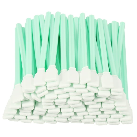 Grusce 200PCS Dust Free Cleaning Swab Stick for Camera Lense, Double Sided Industrial Cotton Swab Wiper Sponge Tip for Lab Equipment
