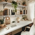 thumbnail image 5 of Kaboon 55inch Floating Shelves for Wall 10" D x 55" W Set of 2, White Rock, 5 of 6
