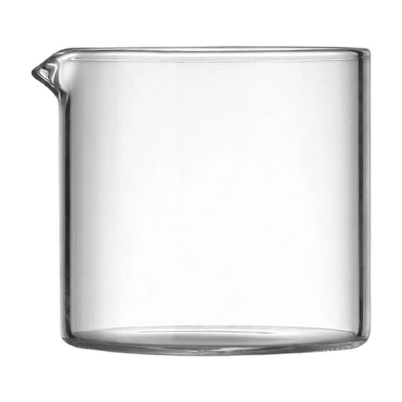 Double Spouts Cups Shot Glasses Milk Cup With Handle Clear Glass for Machine, 2-in-1 Double Shot Glass, Barware Set, Home Kitchen Use
